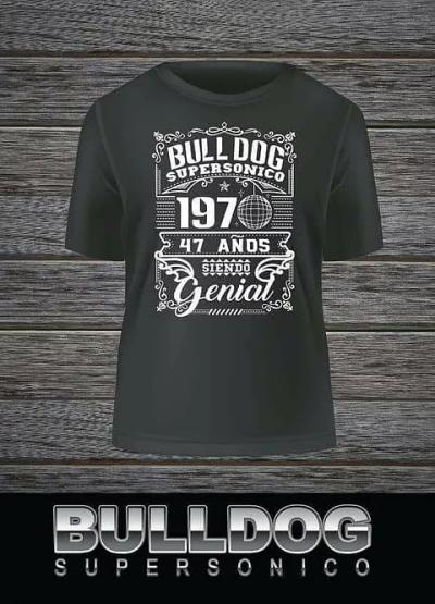 Playera Aniversario Bulldog Supersonico